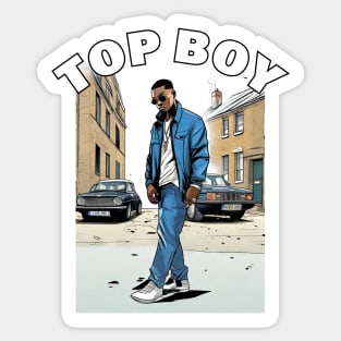 TOP BOY Sticker